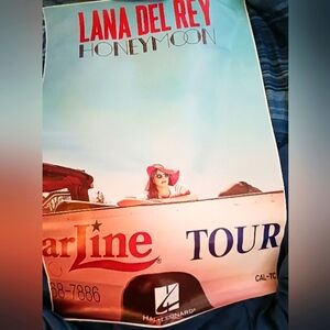 Lana Del Ray The Honeymoon tour poster/tapestry